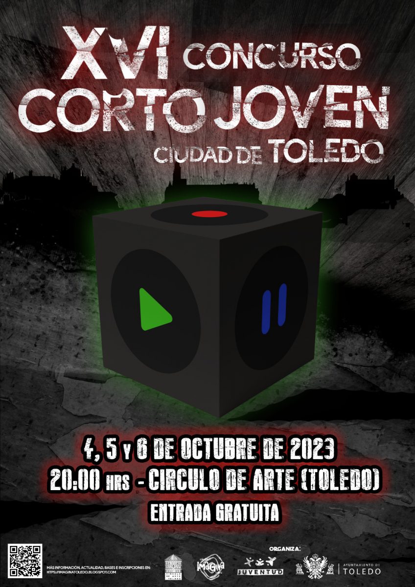 https://www.toledo.es/wp-content/uploads/2023/08/cartel-cjt-848x1200.jpg. XVI Concurso Corto Joven “Ciudad de Toledo”