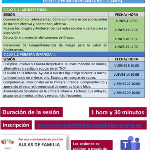 Talleres Aulas en Familia. la Disciplina Positiva y la crianza respetuosa