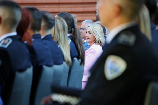 Inés Cañizares en la entrega de Diplomas del XXXV Curso Selectivo de Formación Inicial Policía Local 6.29-09-23