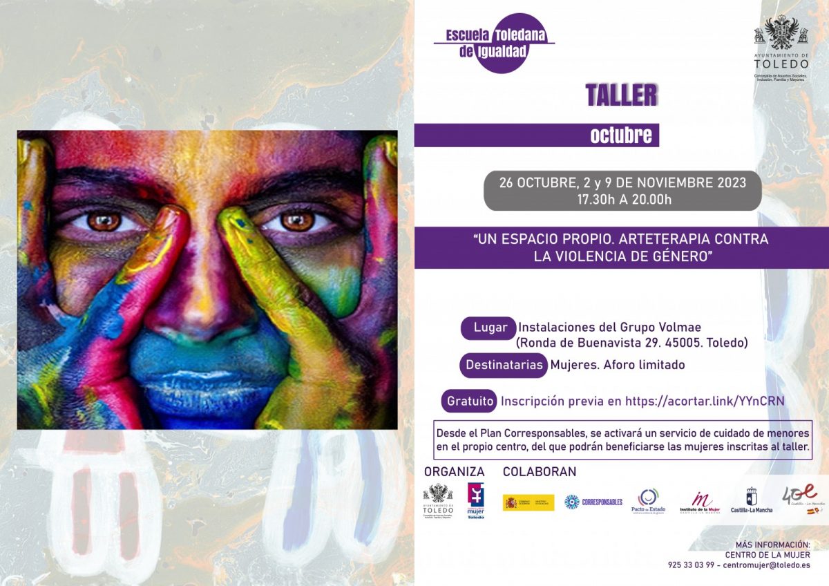 https://www.toledo.es/wp-content/uploads/2023/10/arteterapia-1-1200x848.jpg. Taller: “Un espacio propio. Arteterapia contra la violencia de género”