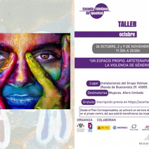 Taller: “Un espacio propio. Arteterapia contra la violencia de género”