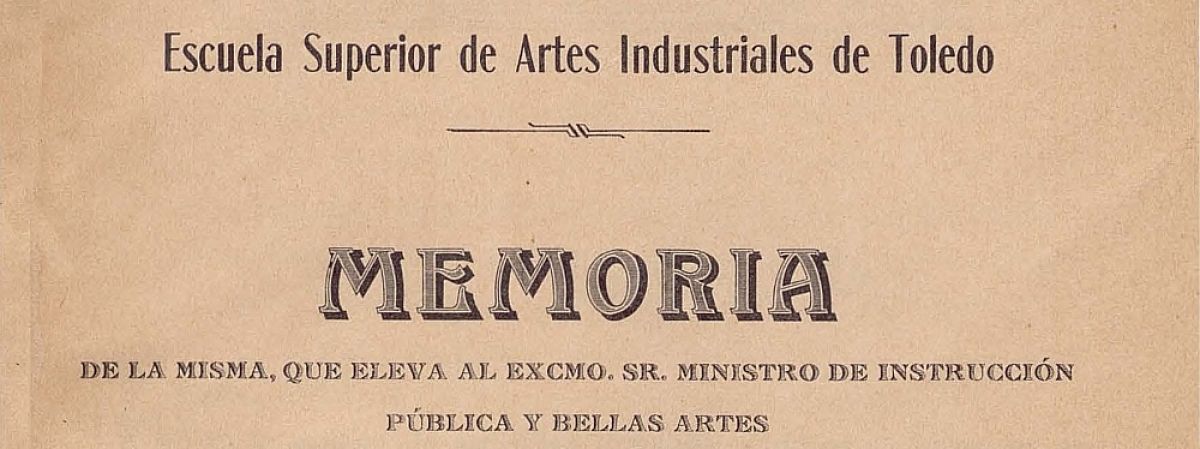 Las memorias de la Escuela de Artes…