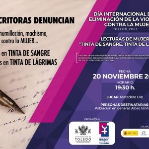 Lecturas de mujer: “Tinta de sangre, tinta de lágrimas”.