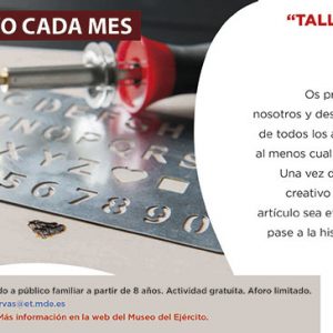 Museo del Ejercito. Visita-taller en familia: “Taller de pirograbado: El mejor artículo de la Constitución”