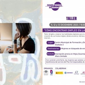 Taller Cómo encontrar empleo en la era digital.