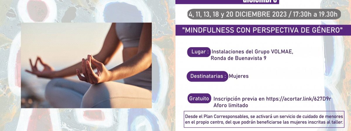Taller Mindfulness con perspectiva de género.