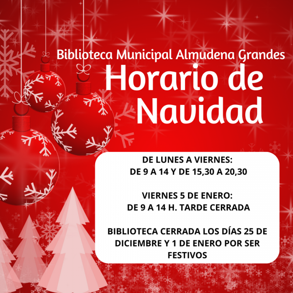 HORARIO NAVIDAD 2023-2024