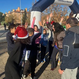 os centros escolares del Polígono celebran la V San Silvestre organizado por el CPEE Ciudad de Toledo