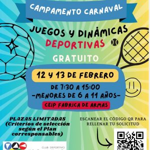 Campamento Urbano. Plan Corresponsables 12 Y 13 febrero.