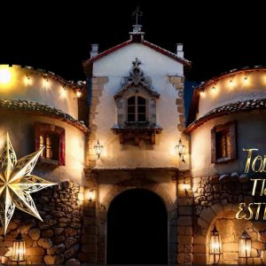 a Puerta de Bisagra acoge la proyección “Toledo tiene estrella”