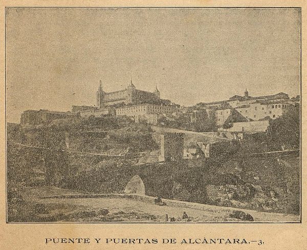 02 - Vista del puente de Alcántara y el Alcázar