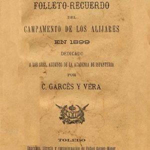 1899 - Folleto recuerdo del campamento de los Alijares en 1899