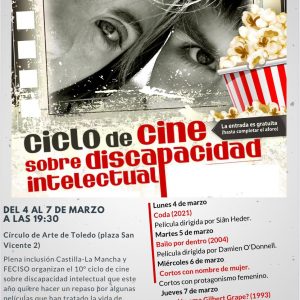 Toledo acoge la X edición del Ciclo de Cine sobre Discapacidad Intelectual