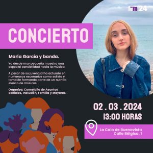 FEM 24: Concierto María García y banda.