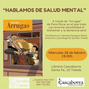 Club de lectura ” Hablamos de salud mental” . Librería Cascaborra.