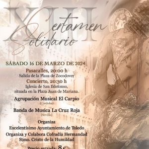 a agrupación musical El Carpio de Córdoba y la banda de música de La Cruz Roja de Sevilla actuarán en el XIII certamen Solidario de bandas