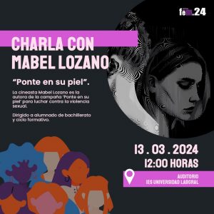 FEM 24: Charla: “Ponte en su piel” con Mabel Lozano.
