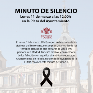 inuto de silencio – 20 Aniversario del 11-M