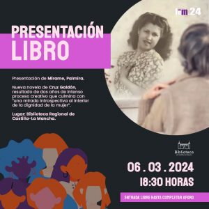 EM 24: Presentación del libro “Mírame Palmira” de Cruz Galdón.