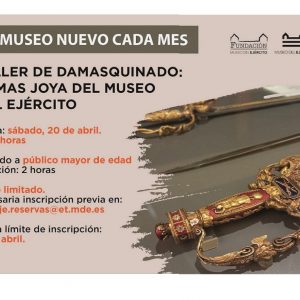 Taller de damasquino: Armas-Joya del Museo del Ejército.
