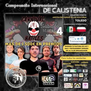 Toledo acoge la VI edición del Campeonato Internacional de Calistenia