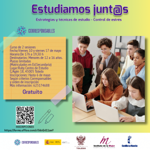 studiamos junt@s. Plan Corresponsables.