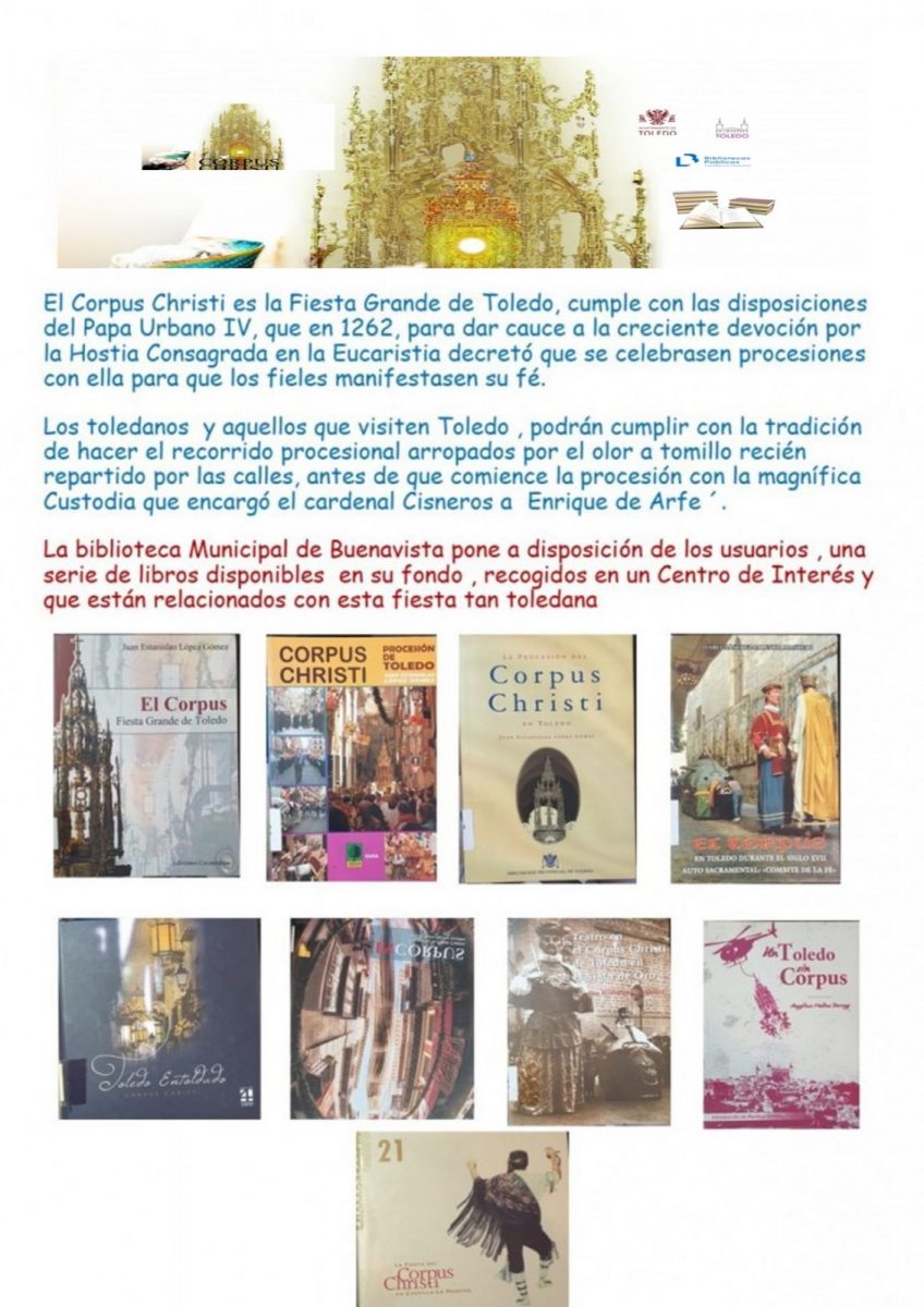 El Corpus en los libros