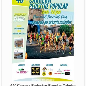ás de 500 corredores participarán el próximo viernes en la 46ª Carrera Pedestre Popular Toledo-Polígono