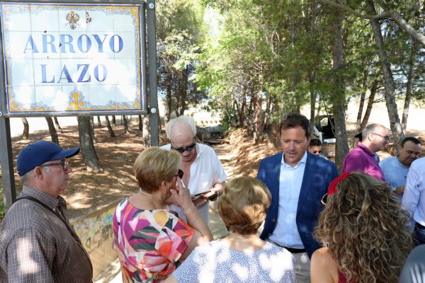 Carlos Velázquez comienzo obras arenero Azucaica 3.03-09-24