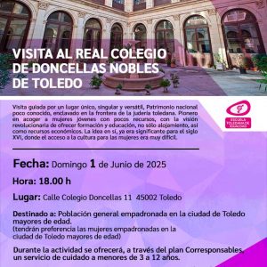 isita al Real Colegio de Doncellas Nobles de Toledo. Escuela Toledana de Igualdad.