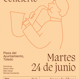 Ayuntamiento de Toledo. Concierto: Cleveland Youth Wind Symphony. Ohio, EE.UU.