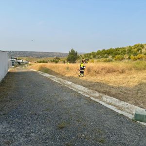 El Ayuntamiento ha procedido a la limpieza y desbroce de la zona afectada por el incendio de La Legua