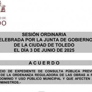 onsulta pública previa de la nueva Ordenanza reguladora de las obras a realizar en espacios de dominio público y uso público municipal