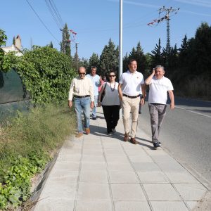 l alcalde visita la intervención realizada en el Camino de Albarreal en la que se ha invertido más de 285.000 euros