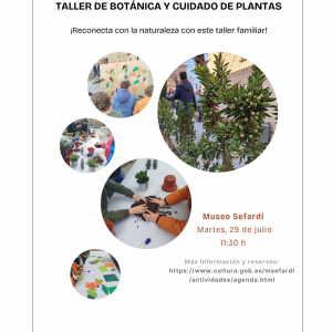 Museo Sefardí. Taller de botánica: “El museo sefardí como refugio climático”.