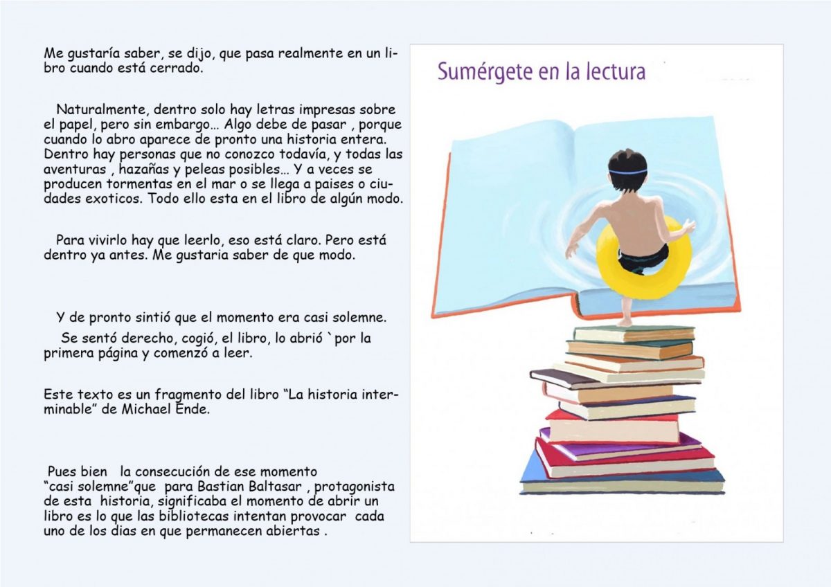 Sumergete en la lectura