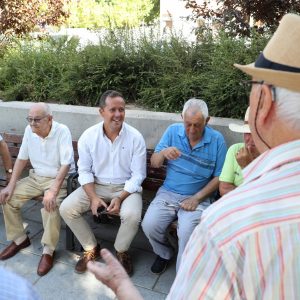 inaliza la primera fase de la obra del Centro de Mayores de Buenavista que ha consistido en la consolidación de los taludes