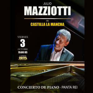 Biblioteca de Castilla la Mancha. Concierto piano “Panta Rei”, Julio Mazziotti