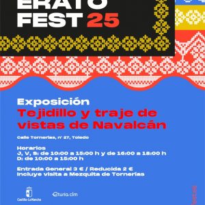 Erató Fest. Exposición “Tejidillo y traje de vistas de Navalcan”