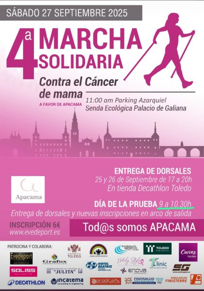Cartel Marcha Solidaria APACAMA.22-09-25