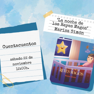 Biblioteca de Castilla La Mancha. Cuentacuentos “La noche de los Reyes Magos” con María Luisa Simón Nieto