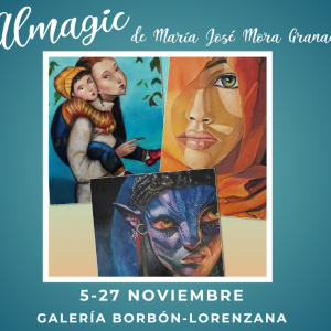Biblioteca de Castilla La Mancha. Exposición de pintura “Almagic”, de María José Mora Granado