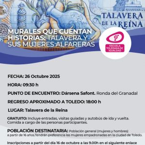 Visita: Murales que cuentan historias: Talavera y sus mujeres alfareras. Escuela Toledana de Igualdad.