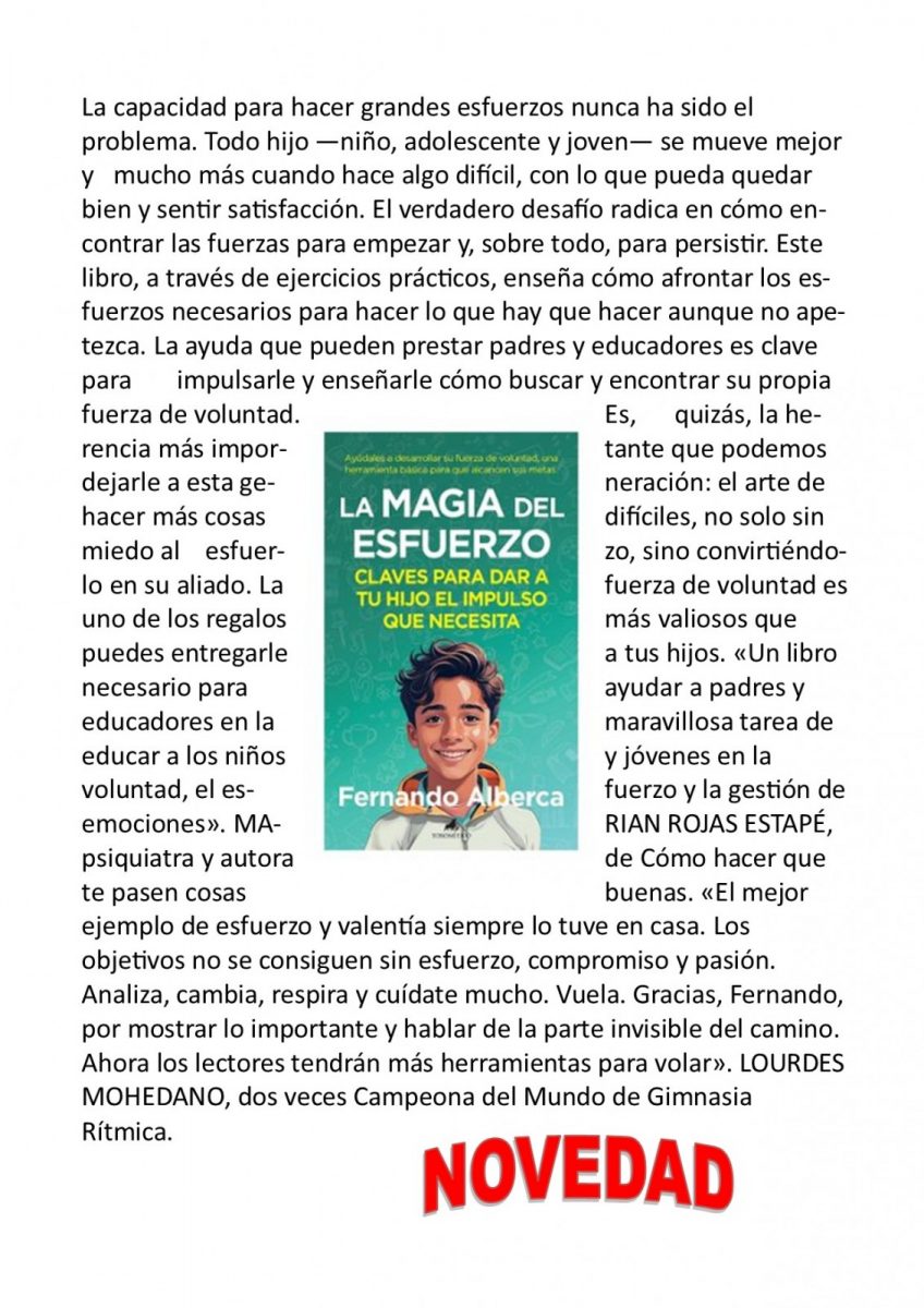 La magia del esfuerzo