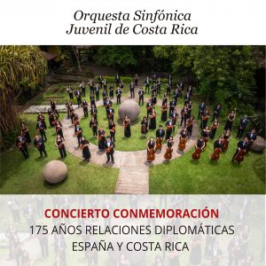 Teatro de Rojas. Actuación de la Orquesta Sinfónica Juvenil de Costa Rica