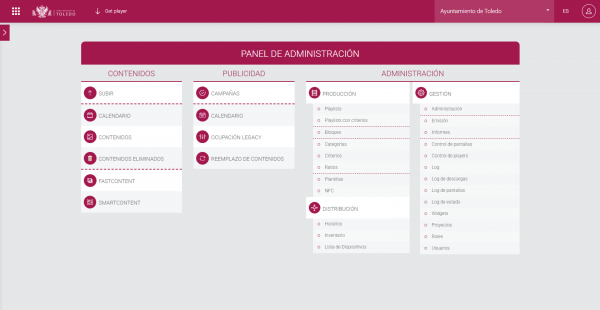 Sistema de gestión centralizada 1