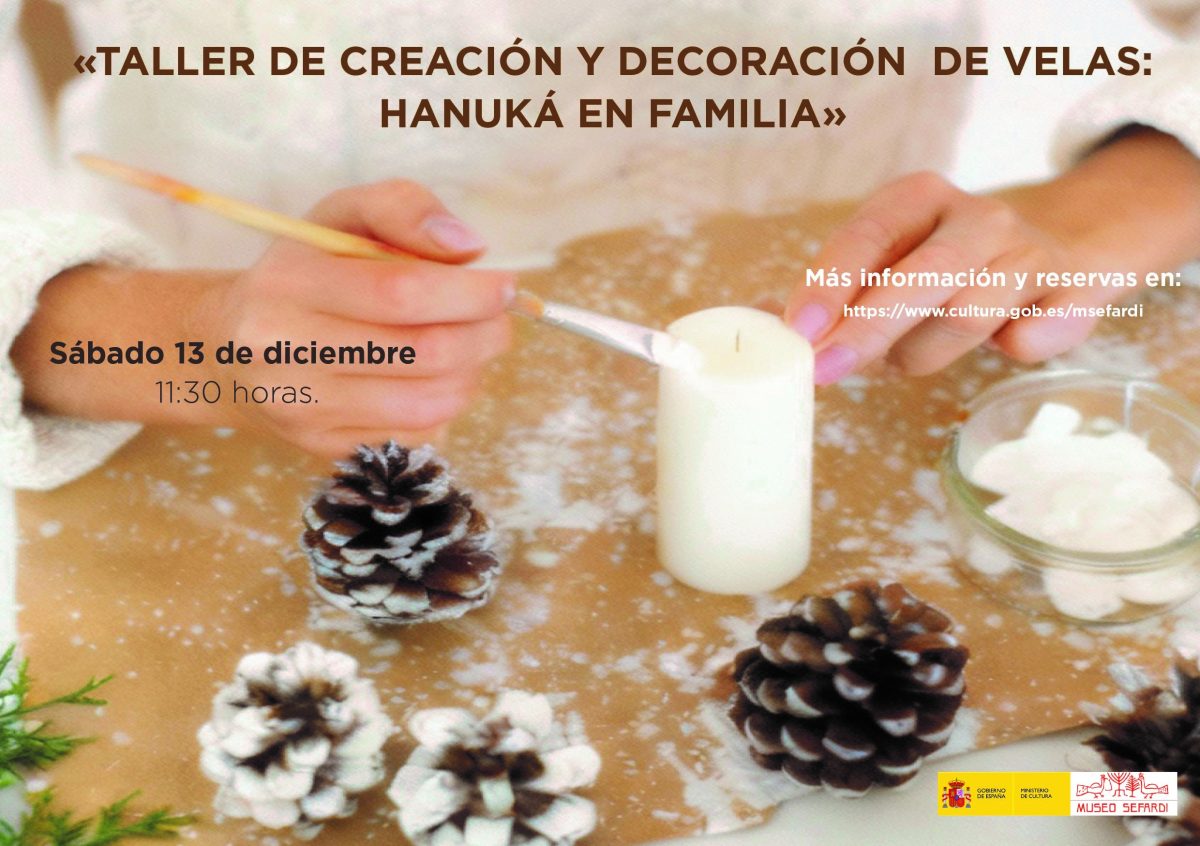 https://www.toledo.es/wp-content/uploads/2025/11/a-1-1200x846.jpg. Museo Sefardí. Taller de velas: Hanuká en Familia