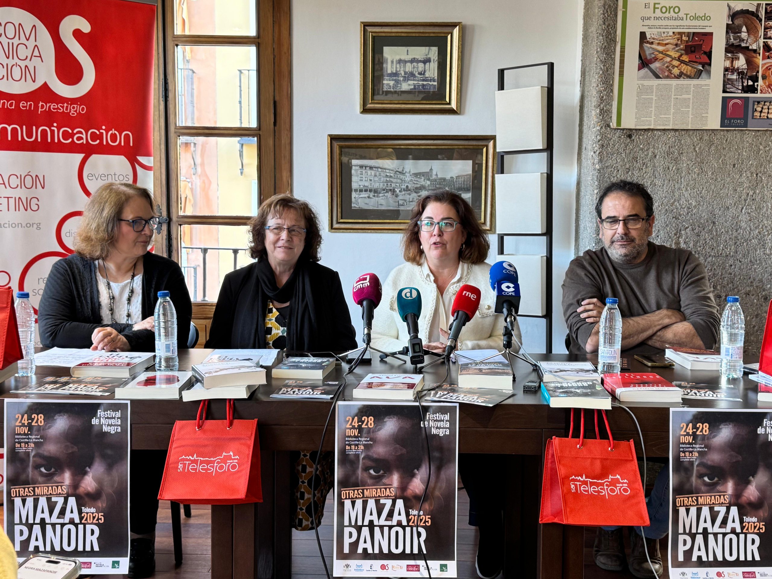 na Pérez señala que el Festival de Novela Negra ‘Mazapanoir’ se consolida en su VII edición como una de las citas literarias más relevantes