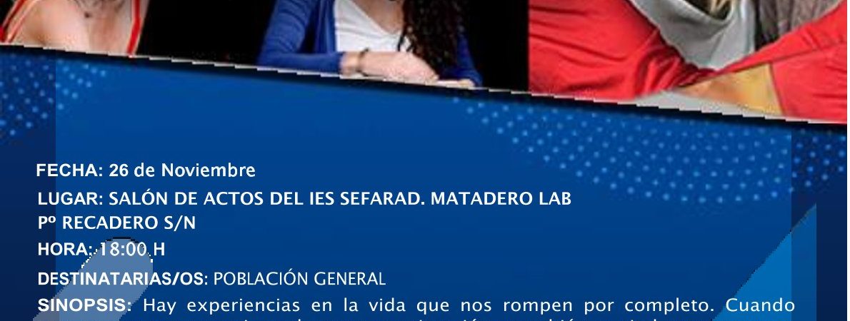 Teatro “Y ahora yo”.