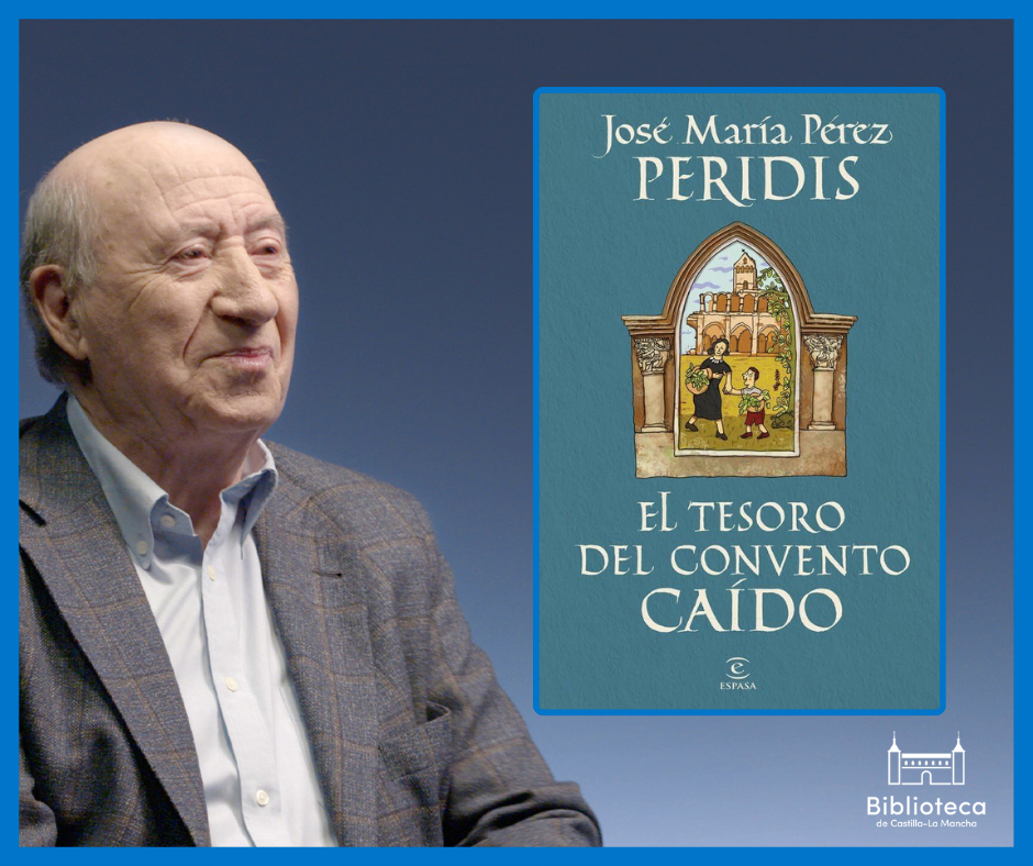 https://www.toledo.es/wp-content/uploads/2025/12/15-de-enero.png. Biblioteca de Castilla-La Mancha. Presentación de libro “El tesoro del convento caído” de José María Pérez, Peridis.